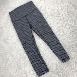 Lululemon Align Crop *21" Monochromic Ice Grey Black